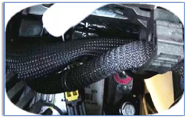 warp knitted self closing sleeve – high protection sleeve for wire harnesses